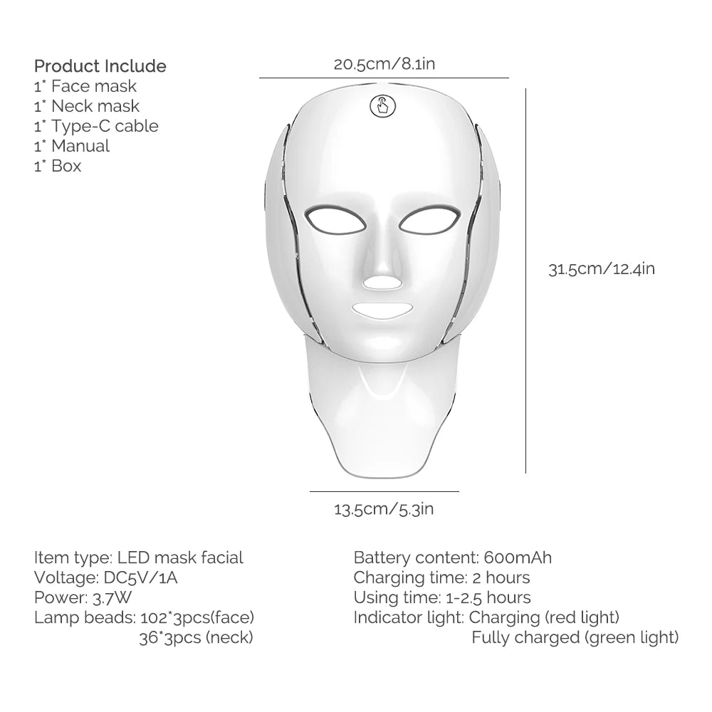 Rejuvenate LED Light Therapy Mask