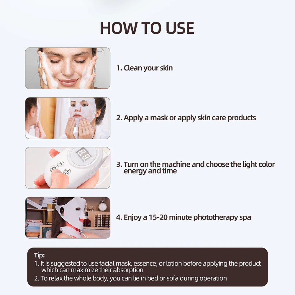 GlowLite LED Face Mask